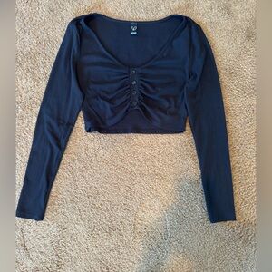 Windsor Black Crop Top